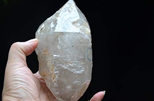 Real Tibet Himalayan Hightlines Crystal Kvarcni dragulj 5.51inch sa 1 pokretnim mjehurići Enhydro