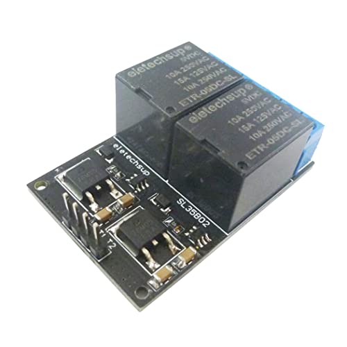 Eletechsup 5V 12V 2CH Flip-Flop Bistabilna Samoblokirajuća ploča prekidača relejnog modula
