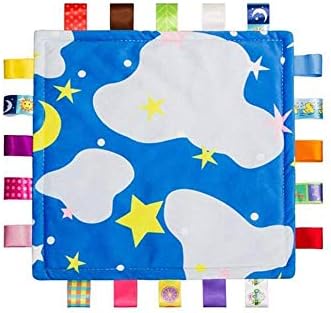 FOMUNI Baby Boy označava sigurnosnu pokrivač, prekrivač od novorođenčeta, oznaka pokrivač za dječaka, plavo zvjezdano