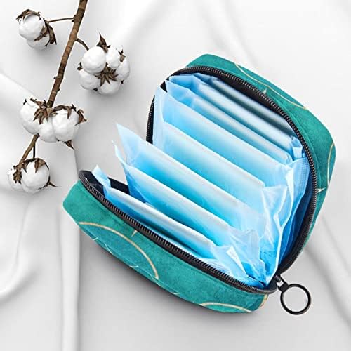 Vaga za ribu Wavemermaid tirkizna torba za čuvanje higijenskih uložaka menstrualna torba prenosiva torbica za menstrualne čašice sa patentnim zatvaračem za tinejdžerke Žene dame