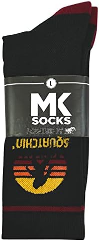 MK čarape crne velike nožne čarape za posade