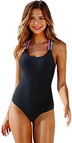 Lzeal crni bikini dno ženske kupaće kupaće kostime Tummy Control Jedan komad Wimsuits za Curvy ženske poklone