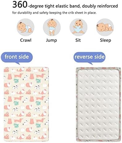 Štenad tematski lim, standardni madrac sa krevetom ultra ultra mekani materijali-bebe listovi za devojku ili dečko, 28 x52, višebojni