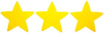 Žuta & amp; Grey Stars papir izrezivanje Studentska značka - Mini Oglasna tabla dekor oblici - 36 komada