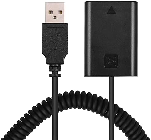 5V USB NP-FW50 adapter za spajanje baterije sa fleksibilnim proljetnim kablom za zamjenu Sony A7