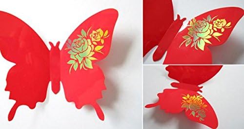Wocachi zidne naljepnice naljepnice zidne naljepnice naljepnice leptiri 3D zidne umjetničke kućne