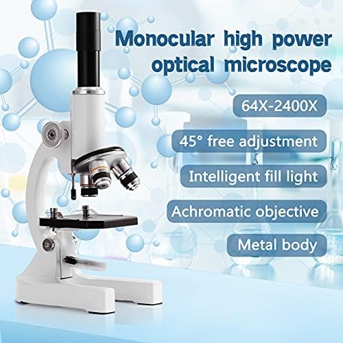 SHYPT 64x-2400x Monokularni optički mikroskop Osnovna škola nauka eksperimentalna Biologija nastava digitalni