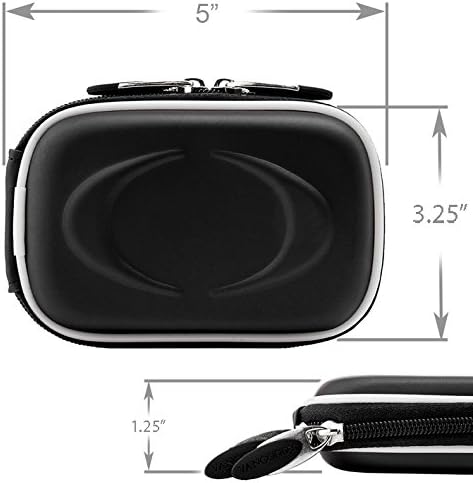 Futrola za kameru polutvrda tanka EVA torba za nošenje za digitalne Fotoaparate Casio Exilim EX serije