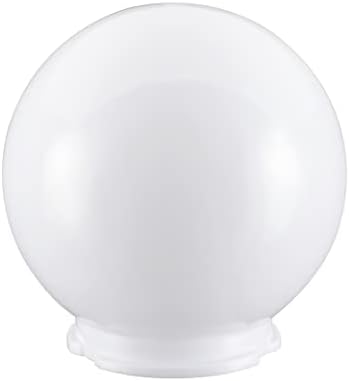 Aspen Creative 28001-11 6 Bijela Akrilna Zamjenska Lampa Post Globe, 3-3/4 Monter, 1 Pakovanje