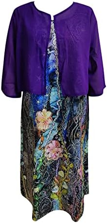 Fragarn ženske haljine Casual, ženski Casual modni Print O-izrez srednje duge dužine dvodijelna haljina