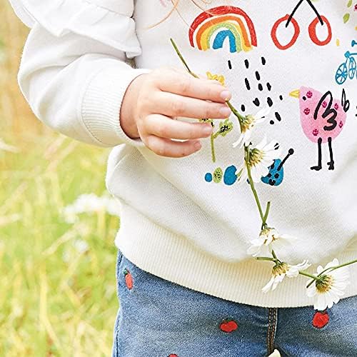 DDSOL dječje djevojke dukserište jednoroga srca pamuk dugih rukava majice djeca dječja toddler pulover