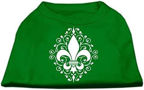 Mirage Pet proizvodi Henna Fleur de Lis Screen majica za ispis, XX-velika, smaragdna zelena