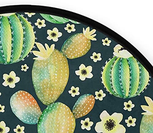 36,2 inča veliki okrugli Meki tepisi cvijet Cactus rasadnik Playmat prostirka za djecu Igraonica spavaća soba dnevni boravak Kućni ukrasni ćilim