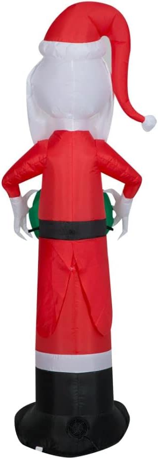 Noćna mora prije Božića Jack Skellington 5.5 metara visok napuhavanje Santa kostima koji drži