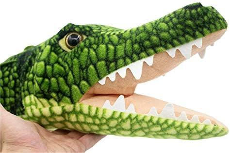 Jesonn realistično mekane plišane životinje punjene igračke krokodil za dječji jastuk i poklone, 43,3 inča ili 110cm, 1pc