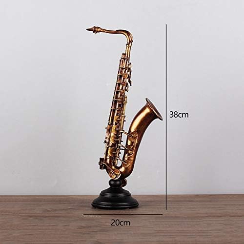 Retro muzički instrument statuu saksofon violinska smola Skulptura kreativnog modernog umjetničkog zanata ukrasa za uređenje doma