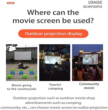 LHLLHL projekcijski ekran 100 inča 16: 9 matte bijeli projektor sa daljinskim upravljačem od 12 V za kućni bioskop