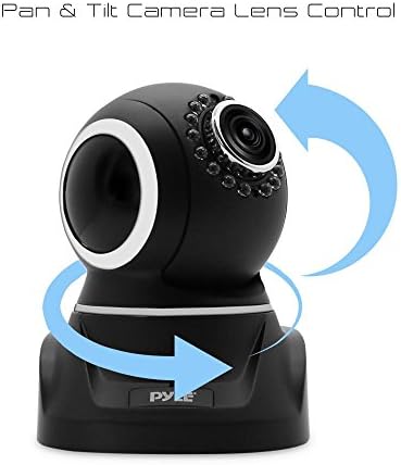 Pyle Indoor Bežični sigurnosni IP kamera - 1MP HD 720p Početna WiFi Nanny Daljinski video monitor