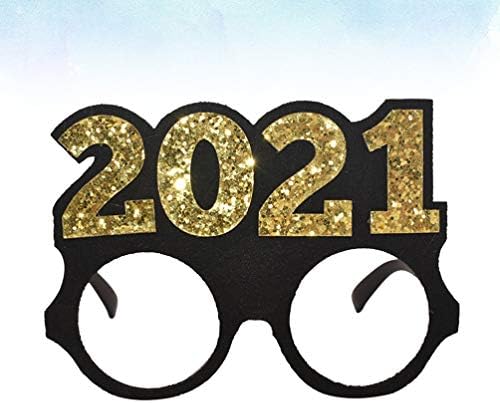 Kesyoo dječje naočare za sunce 2021 naočare Glitter Sungalsses Novelty naočare za zabavu Nove godine naočare oblače naočare rekviziti za rođendan 2021 Matura Party Decor okrugli okvir naočare za šminkanje
