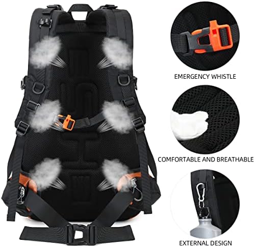 SHENHU ruksak za planinarenje 40L vodootporni dnevni ruksak sportski Trekking na otvorenom, ruksak za kampiranje za muškarce i žene