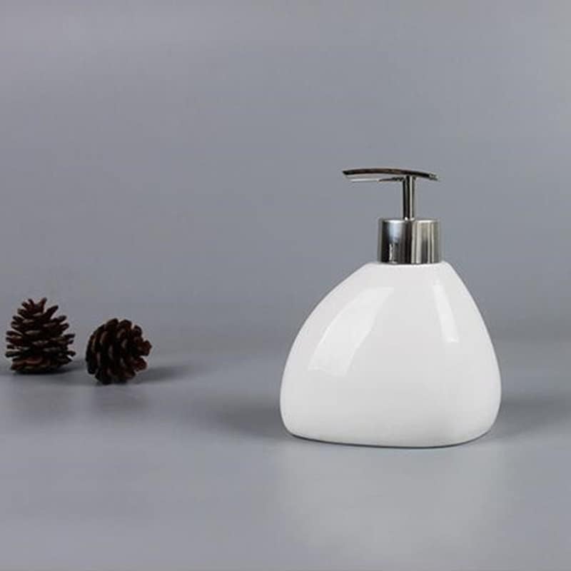 N / A Bijela keramika Pribor za kupaonice Postavite sapun Dispenzer za četkicu za zube za zube Pamučni