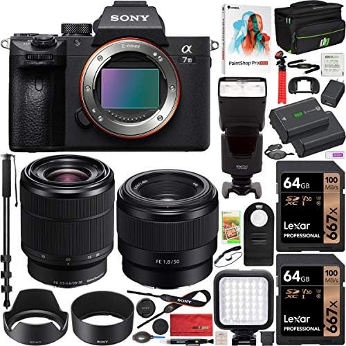 Sony ILCE-7m3k / B a7iii full Frame kamera bez ogledala sa SEL2870 FE 28-70 mm F3. 5-5.6 oss paket sočiva sa