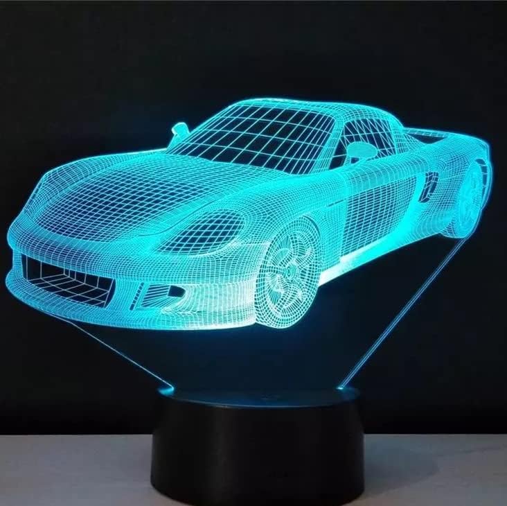 Xdorra truck Vehicle toy 3D lampa, Led svjetlo sportski automobil Bike Monster auto kamion 3d vizuelna noćna