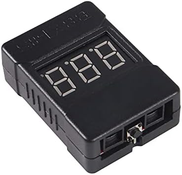 Aoicrie Lipo Colecker, 4pack RC Lipo Detektor baterije sa alarmom i LED indikatorom sa niskim naponom, za 1S-8S IITHIUM baterija 1655