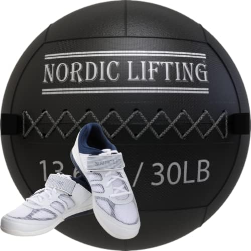 Nordic Lifting Wall Ball 30 lb paket sa cipelama Venja Veličina 9.5-Bijela