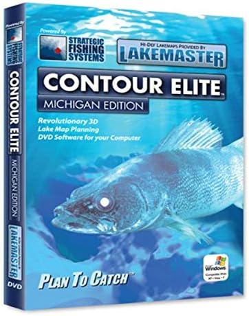 Lakemaster Lpmices1 Contour Elite softver za mapiranje Michigan