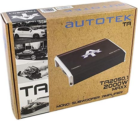 Autotek TA2050.1 TA Serija 2 Channel AUDIO AUDIO pojačalo - klasa A / B AMP, 1000 WATT, BASS UKLJUČENO,