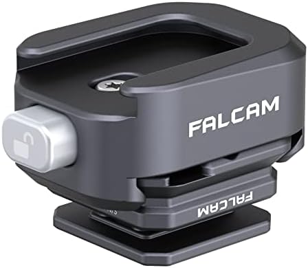 FALCAM F22 KRIVNI KIT CHOOD AUT AUT ADAPTER ADAPTER CONVERT F22 QR sistem na hladnu obuću, aluminijumski fotoaparat Komplet za film i fotografa, uklapa se za video svjetlo, mikrofon