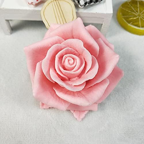 GreatMold 3D cvjetovi ružin sapuni kalup za svijeće Epoksidni smoli cvjetni obrt silikonskih