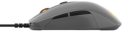 SteelSeries Rival 110, optički miš za igre, RGB osvetljenje, 6 dugmadi, PC / Mac, siva