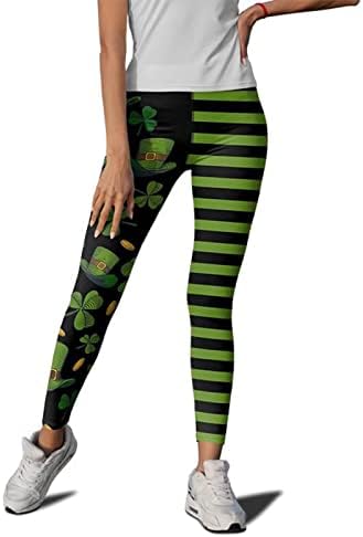 Obalne ružine ženske joge hlače 7/8 Visoki struk mršavi gamari Pilates hlače zelena dobra ženska trkačka sreća za