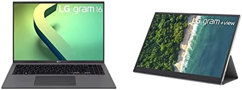 LG Bundle Gram 16z90q Ultra lagan-Laptop, 16 IPS-ekran, Intel Evo 12. generacije i7 1260p-procesor,
