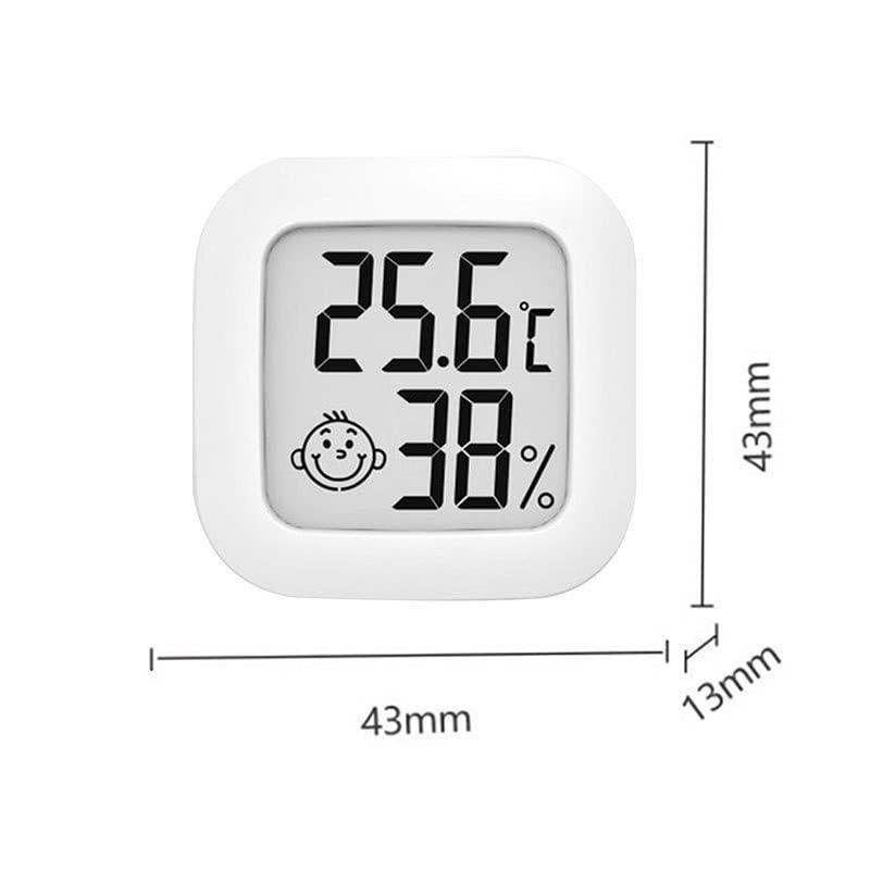QUUL Mini unutrašnji termometar LCD digitalni temperaturni sobni higrometar senzor mjerač vlažnosti unutrašnji termometar