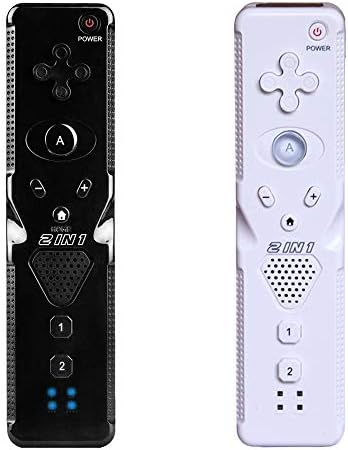 Luanes Hongqing - Poulep bežični daljinski upravljač za Wii Wii u konzolu sa motion plus - crno-bijelo