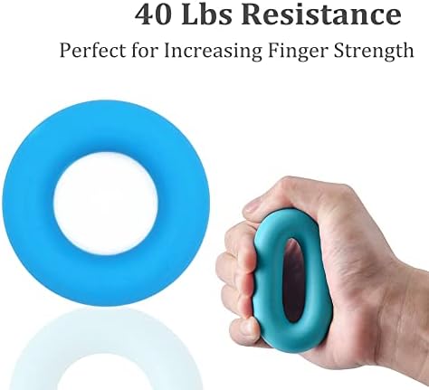 Sawqf komplet za trening za snagu za ruke podesivi ručni hvatač prstenjaka za vježbanje za stresnu loptu