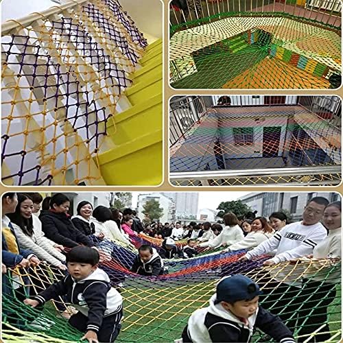 Dječije stepenice sigurnosna mreža za igralište uspon zaštita od pada mreža za dekor ograde za balkon, baštu, igralište, prilagodljiv AFGZQ )