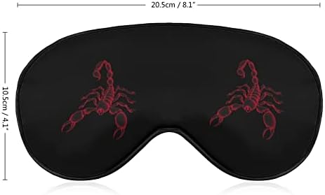 Cool Scorpion Mekana maska ​​za oči efektivne maske za spavanje za spavanje Udobnost za povezivanje sa elastičnim