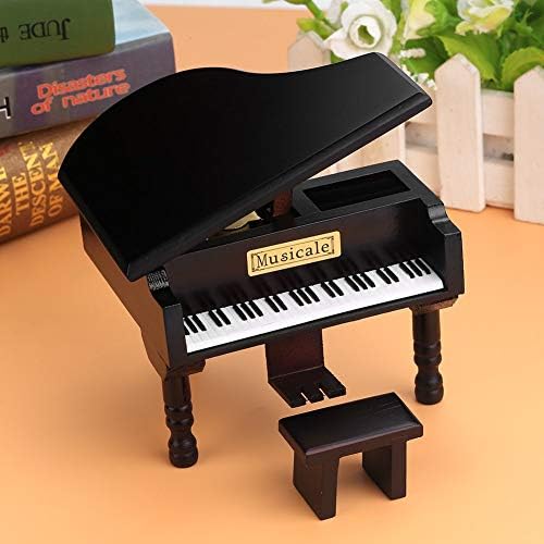 Muzička kutija, Grand Piano u obliku Windup šume sa malim stolicama Creative Bondle Rođendan
