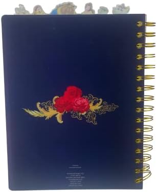 Inovativni dizajn Disney Beauty and The Beast Journal Notebook, Spiral Bound, 144 Lined Pages, 8 x 7 inča