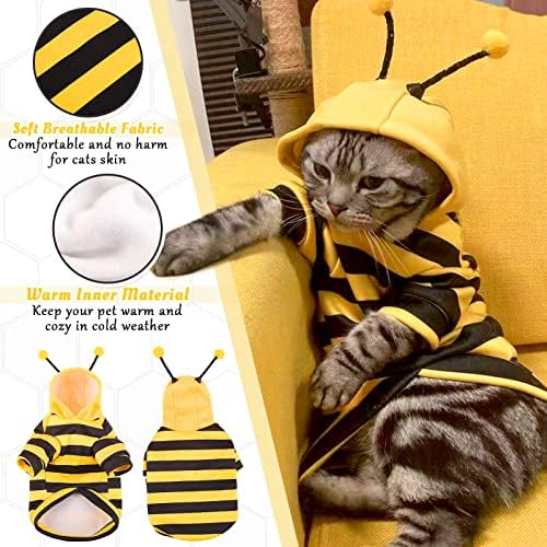 Bonaweite Sphynx odjeća za mačke medonosni džemperi za mačke bez dlake topli pulover za mačiće, meke prozračne