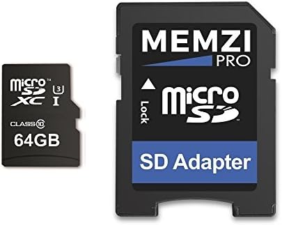 MEMZI PRO 64GB Micro SDXC memorijska kartica za Doogee X seriju mobilnih telefona-klasa velike brzine 10 95MB / s čitanje 60MB / s pisanje UHS-I klase 3 4K 2K 3d Full HD snimanje sa SD adapterom