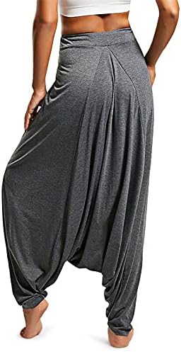 Uofoco pantalone veće veličine za žene labave pantalone za jogu jednobojne Casual harem pantalone