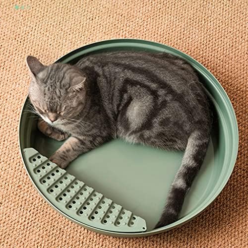 XIAOQIU kutija za smeće za mačke potpuno poluzatvorena kutija za mačke otporna na prskanje WC-a za mačke može primiti 20 mačaka mačaka sa kašikom za mačje potrepštine koje se lako čiste