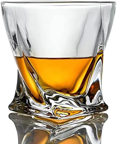 Mfacoy Old Fashioned Whisky naočare Set 4 (2 Crystal Bourbon čaše, 2 okrugli veliki Ice Ball