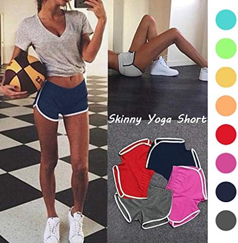 Žene Ljetne sportske kratke hlače Trčanje teretane Workout Struine mršave kratke hlače sa prugom