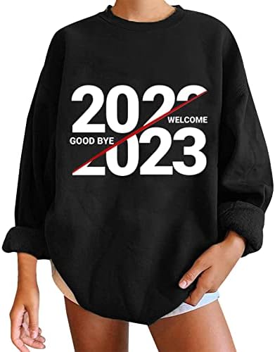 Jjhaevdy ženski 2023 dugi rukav s dugim rukavima s dugim pulovernim puloverm puloverske dukserice Classic-Fit